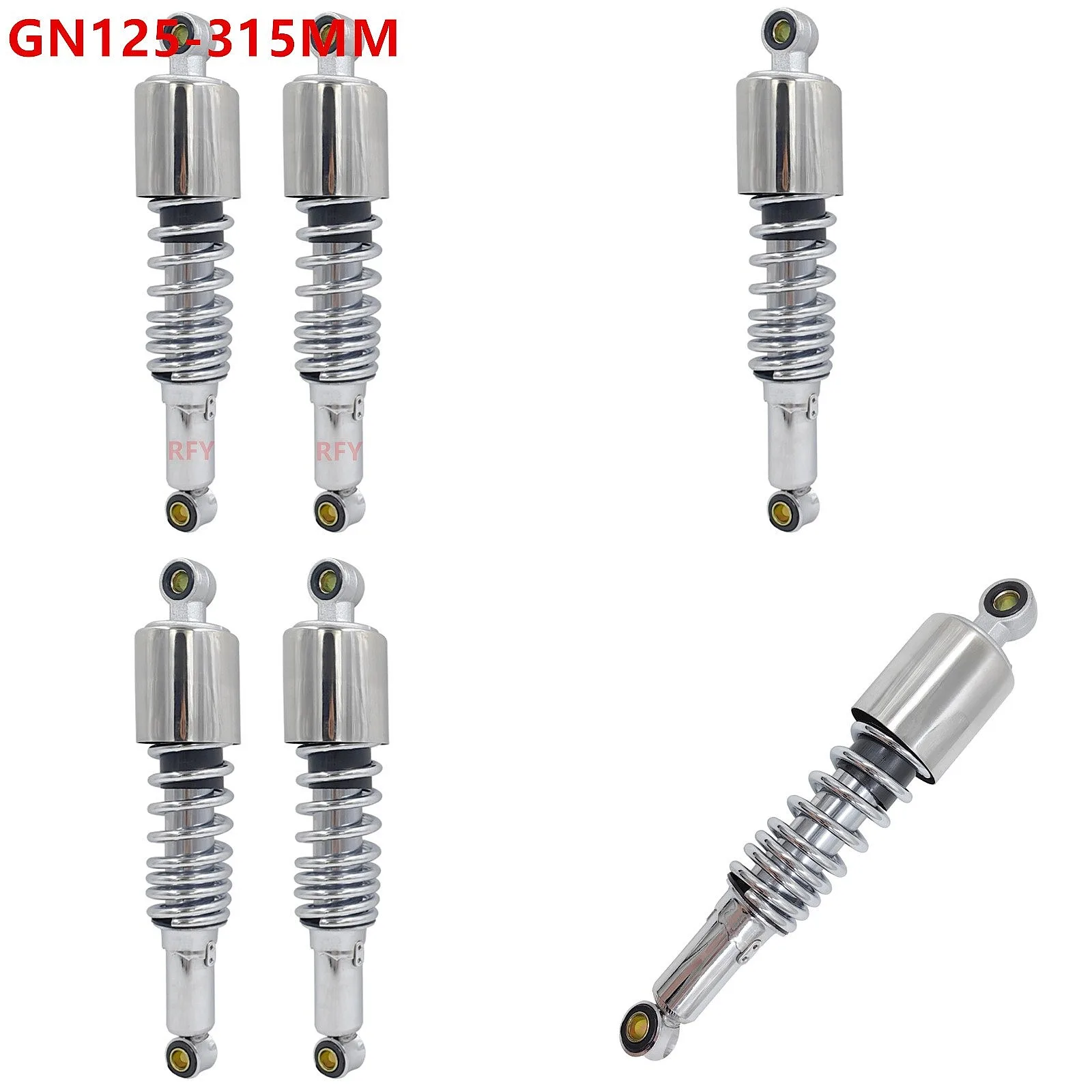 

RFY Motorcycle Shock Absorber 315mm for GN125 CG125 Heavy Duty Trike Rear Suspension