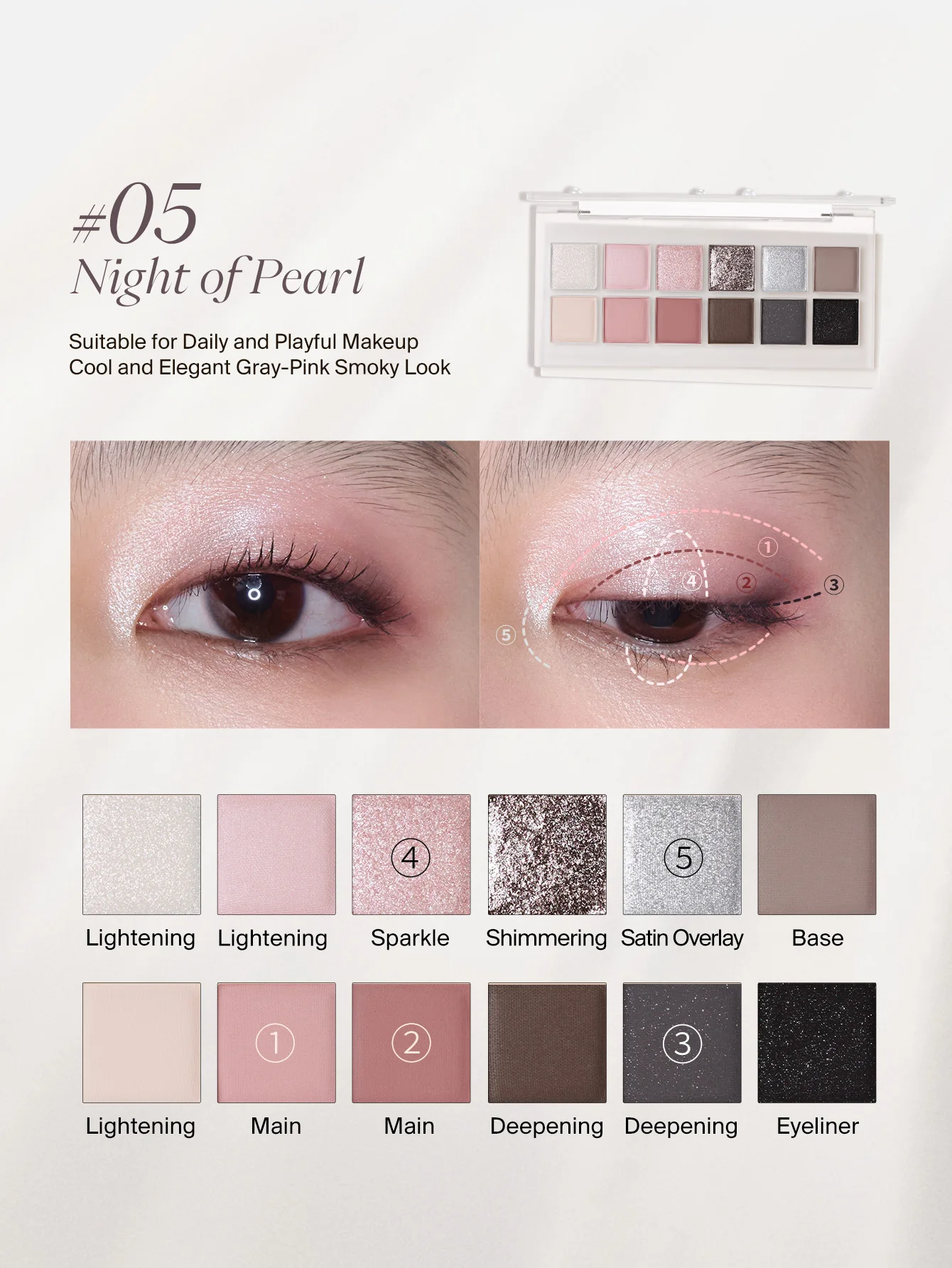 JOOCYEE 新しい 12 シェード アイシャドウ パレット The World is My Oyster コレクション 防水 長持ち