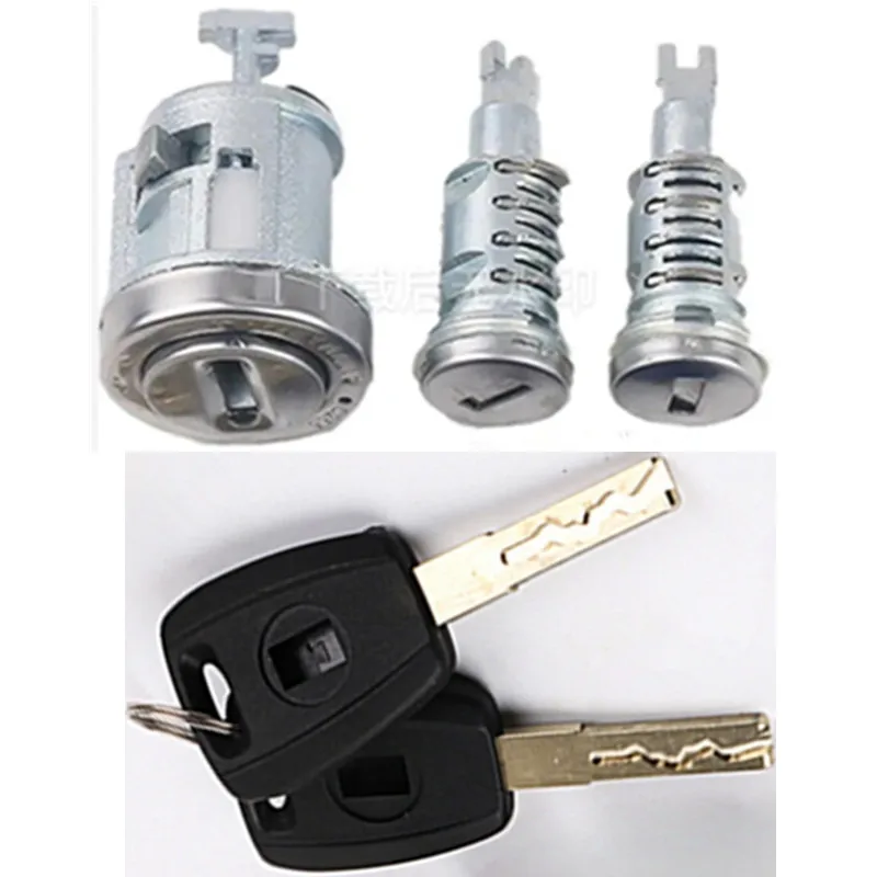 

Replacement Auto Full Set Door And Ignition Lock Cylinder Fit For Fiat With 2 Pcs Key