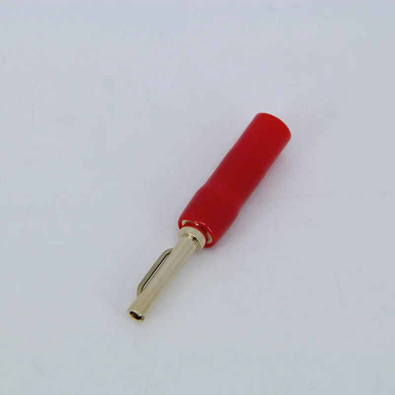 Conectores Banana de sonido Musical, conector de cable de altavoz, conectores Banana chapados en oro de doble tornillo, conector para Cable de altavoz
