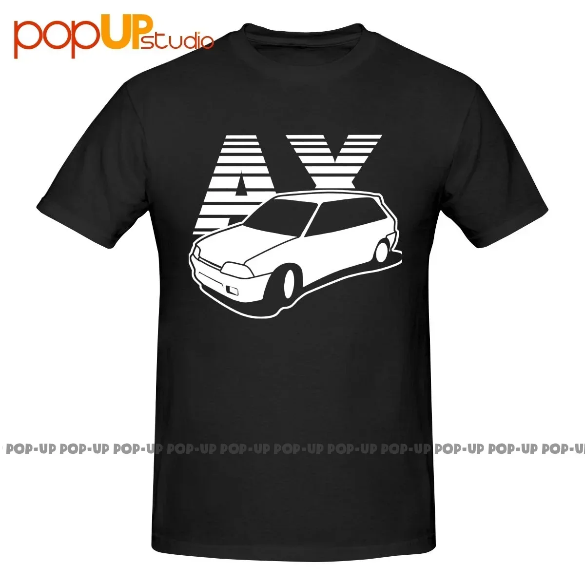 2024 NEW Lumipix Ax Citroen Car Shirt T-shirt Tee Cool Daily Premium Best Seller High Quality Brand T Shirt Casual Printed