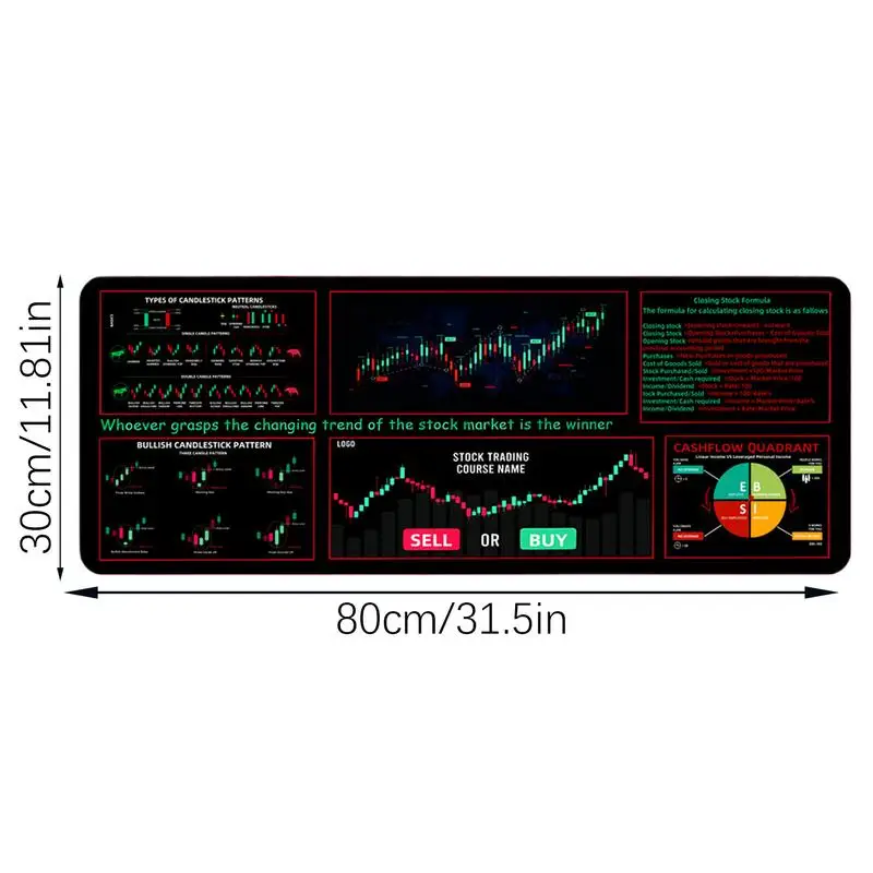 마켓 촛대 패턴 마우스 패드, 대형 책상 놀이 카드 패드, 휴대용 게임 패드, 홈 스튜디오 게임 룸용 책상 보드 매트