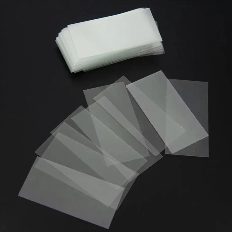 100PCS 24x50 mm Microscope Glass Slides Cover Slips Blank Slides Microscope Accessory 0.13-0.17 mm Thickness for Cell Counting