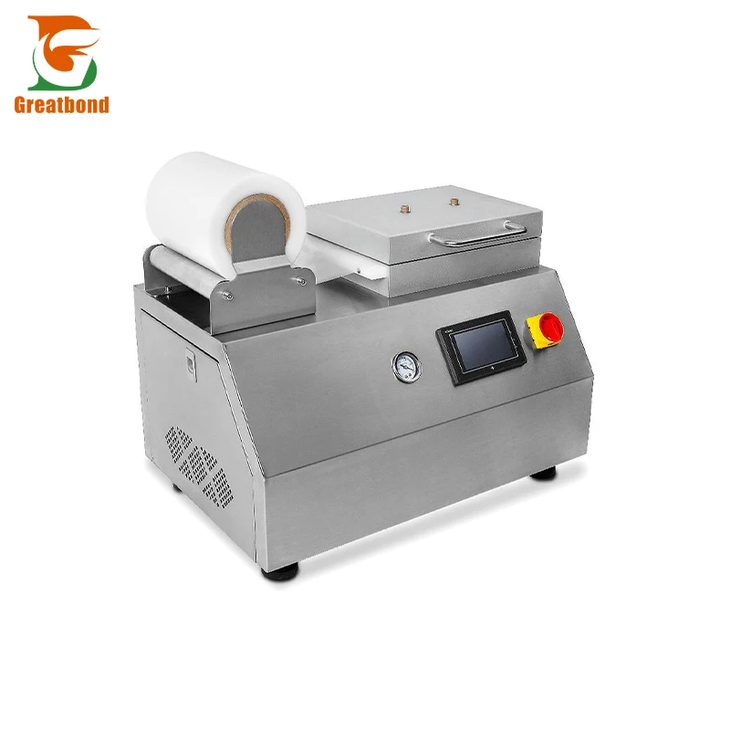 Factory Direct Sales Fast Heating Fish Seafood Fruits Meat Cooked Food Desktop Vacuum Laminating Packaging Machine