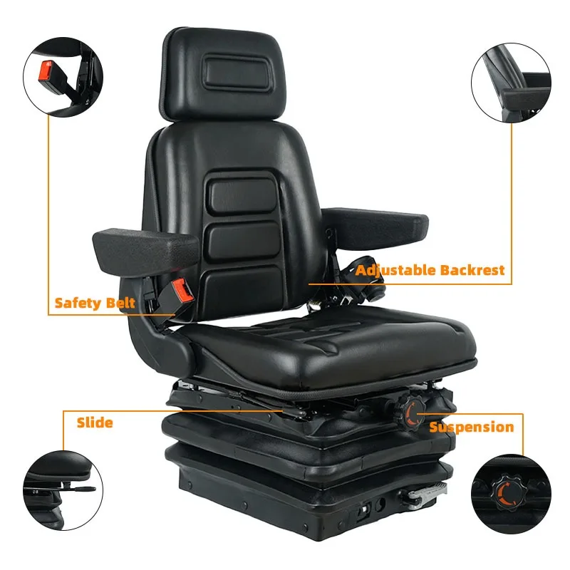 New tractor seats for agricultural machinery and machinery repair shops