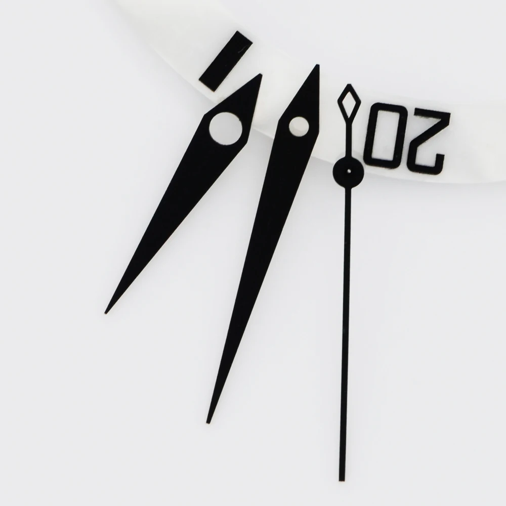 NH35 10*14*15mm Black Dauphine Aiguille Presage Cocktail Style Watch Hand Polished Hands Watch Accessories Needles Pointer