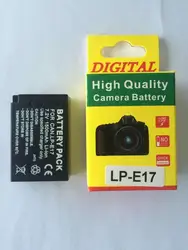 1500mAh LP E17 LP-E17 Camera Battery For Canon EOS M3 M5 750D 760D T6i T6s 8000D Kiss X8i + LP-E17 USB Battery Charger