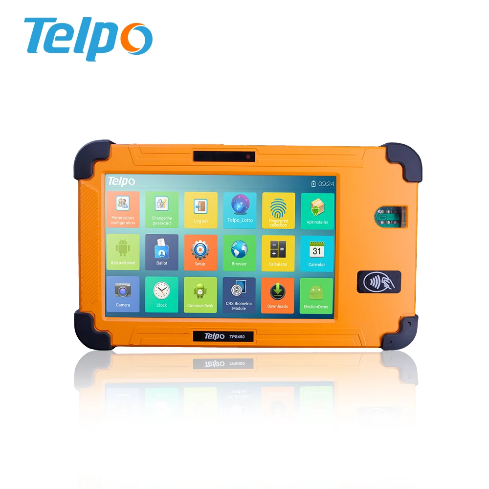 Telpo TPS450 Rugged 4G WIFI GPS BT Bulk Memory Handheld Mobile Device/Pda For Lab