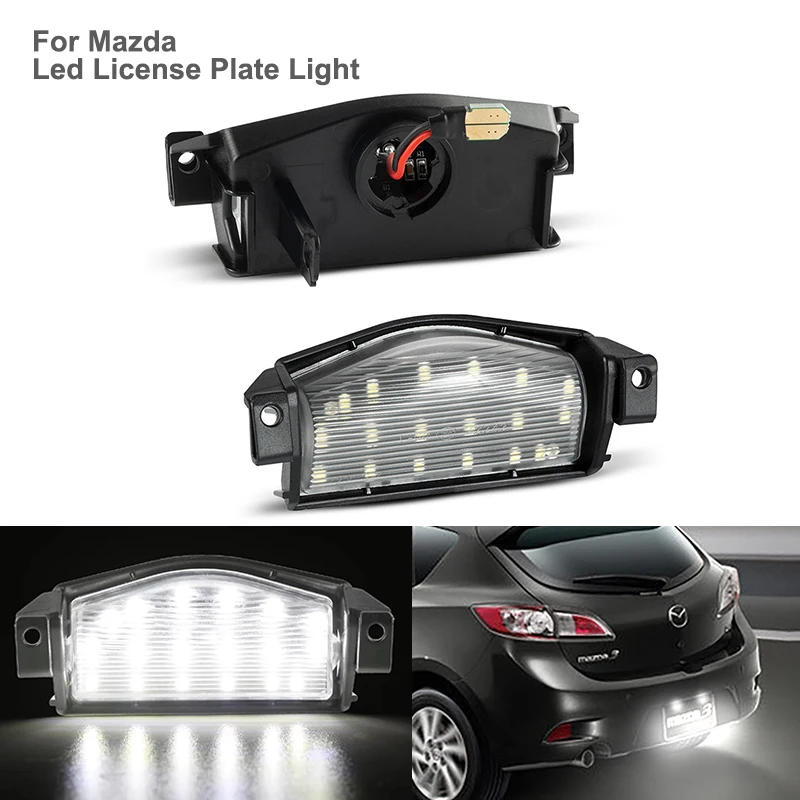 

Canbus Error Free Led License Plate Light for Mazda 2 2011-2013 Mazda 3 2009-2013