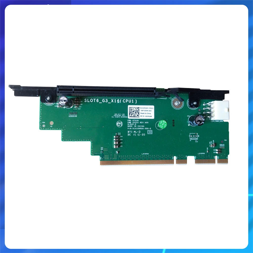 

Original CN-0CPVNF FOR PowerEdge R720 R720XD Server Riser Card Board CPVNF 0CPVNF PCI-E x16 Riser 3 Card Expansion Card RISER3