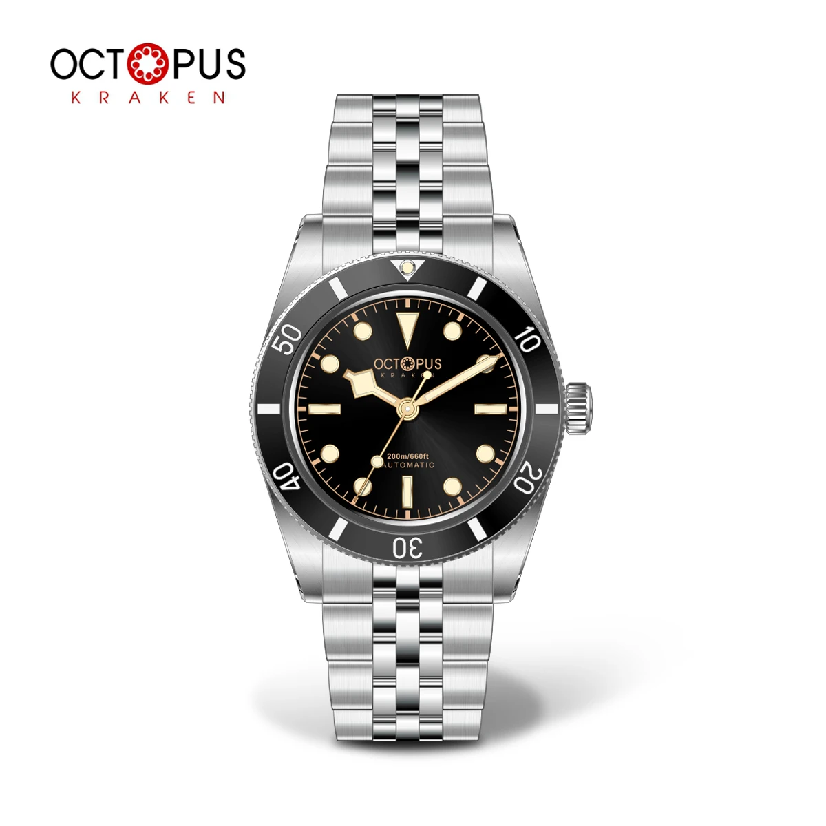 Octopus Kraken 37mm BB54 Men Diver Watch Automatic Movement