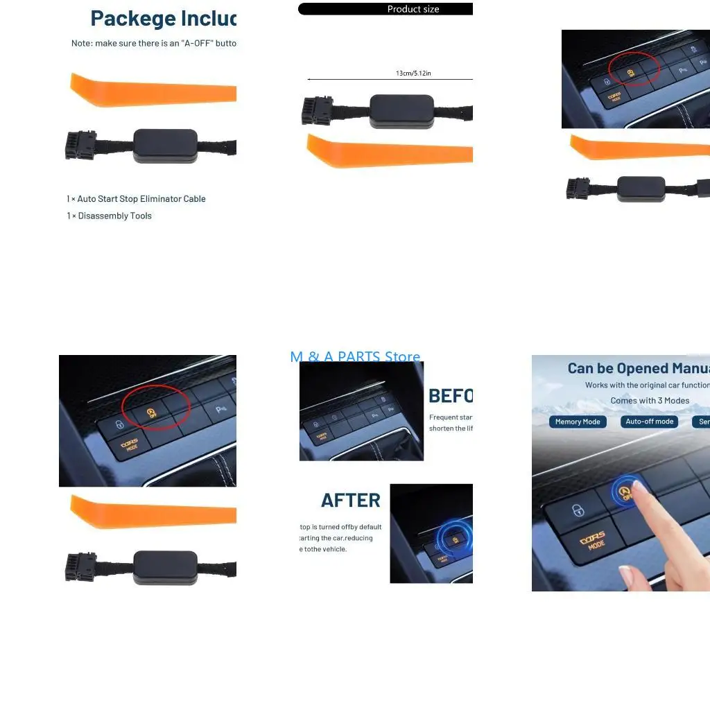 U1JF Automatic Stop Start Engine System Off Device Control Plug Stop Cancel Automobile Engine Parts