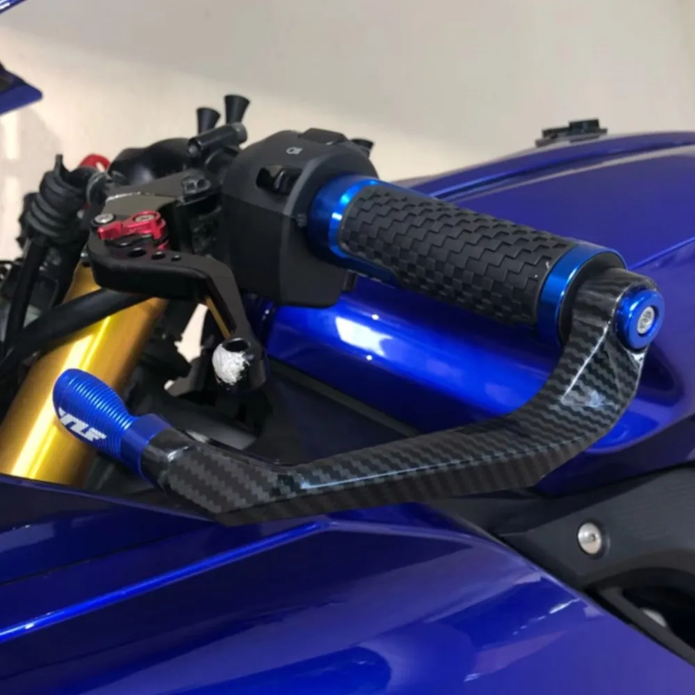 Handlebar Grip Guard Brake Clutch Lever Protector For YAMAHA YZF R6 R1 R3 R15 V3 R125 R25 R9 2021 2022 2023 2024 2025 2026 YZFR9