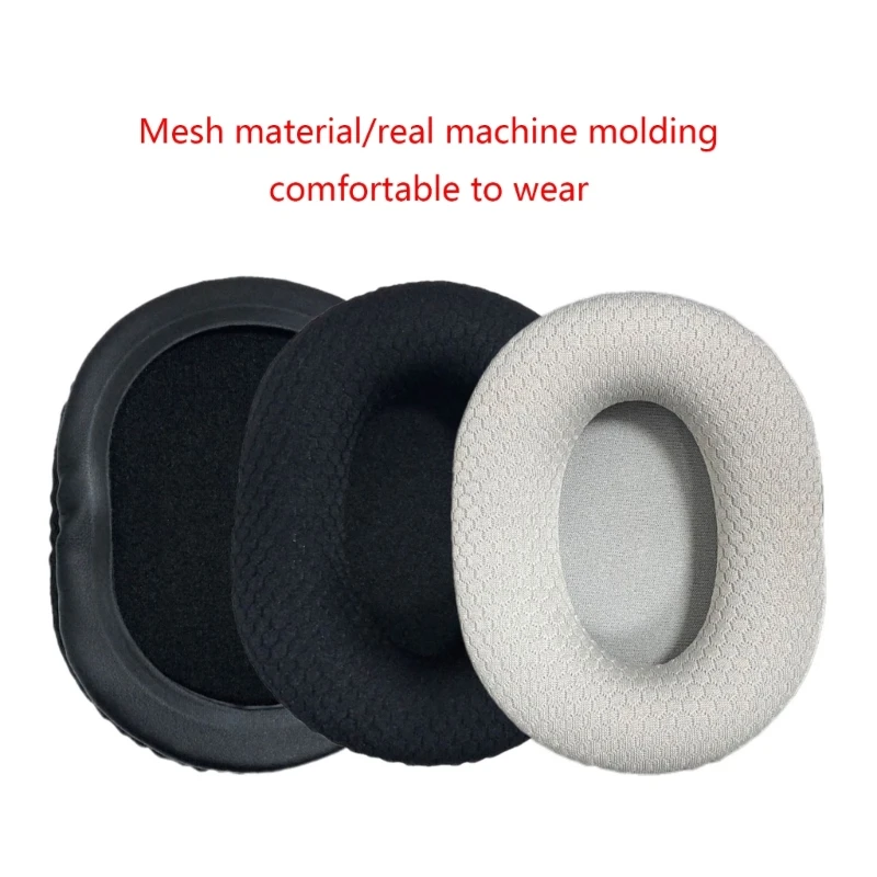 وسائد الأذن رغوة الذاكرة للاستبدال وسائد من الجلد للبروتين لرازر باراكودا X وسادات الأذن وشعاع الرأس