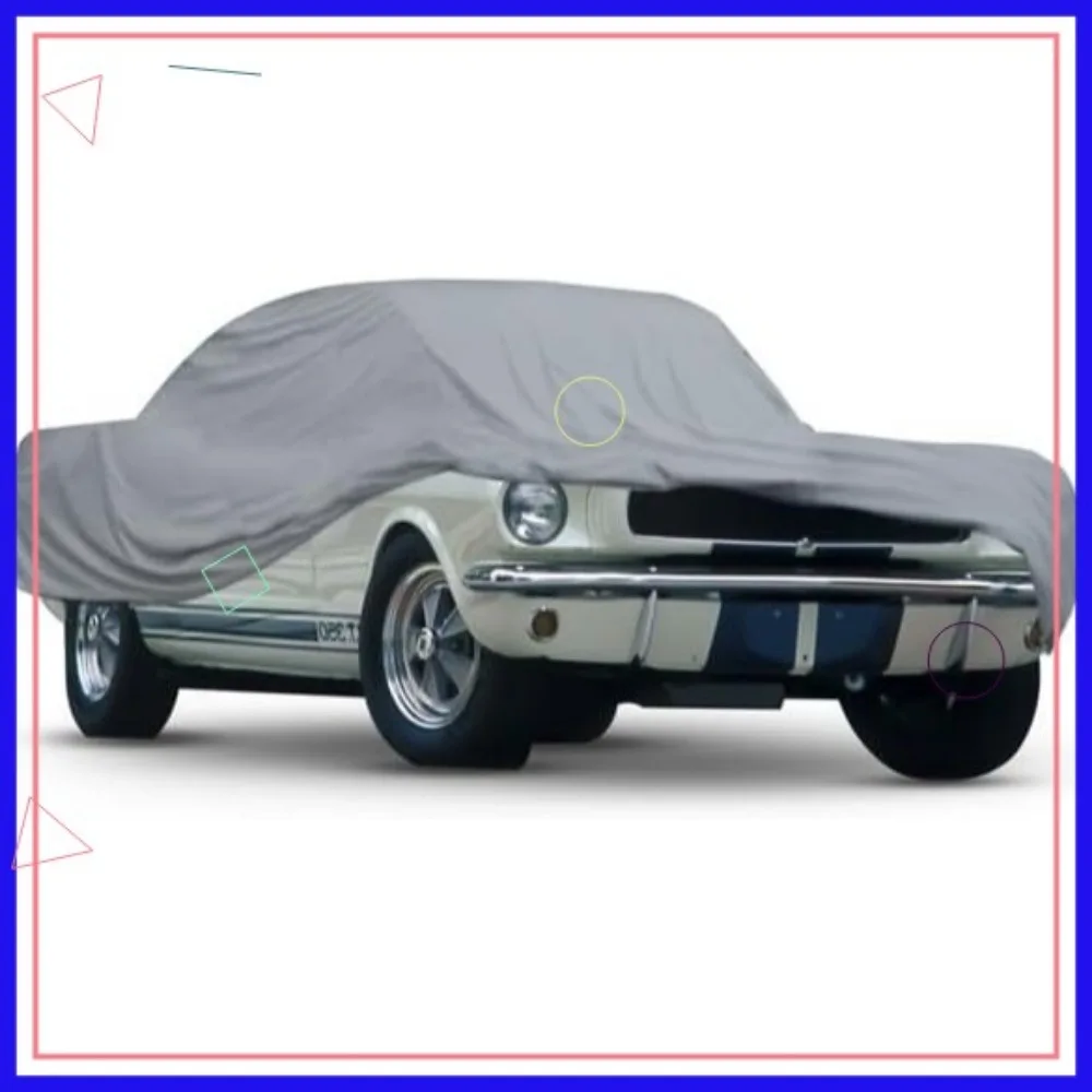 

Universal Car Cover for Ford Mustang 1965-2004, All-Weather Waterproof UV Resistant Protection for Outdoor & Indoor Use