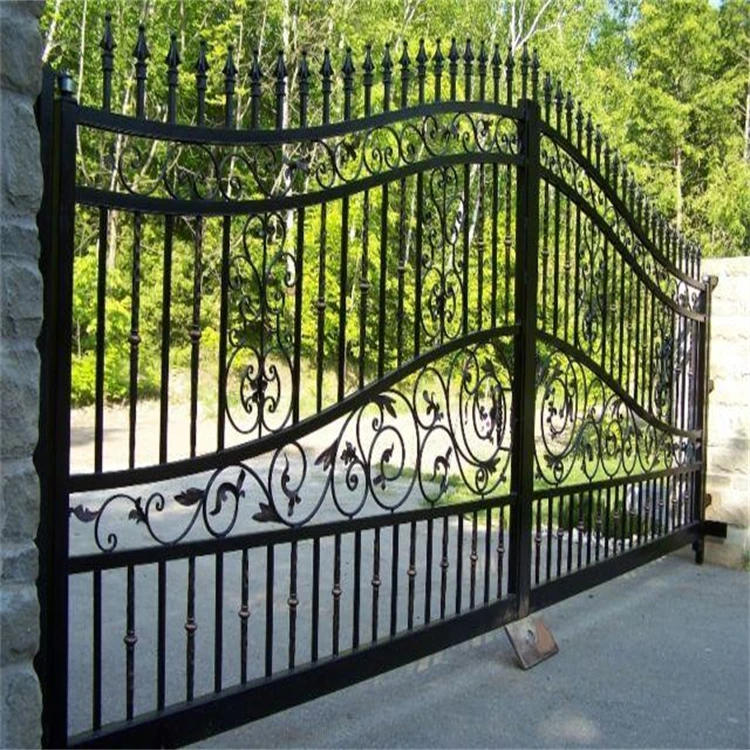 Customization Ace Antique Style Gate Designs High Quality High Quality Galvanized Iron Metal Gates  Main Entrance Gate Design