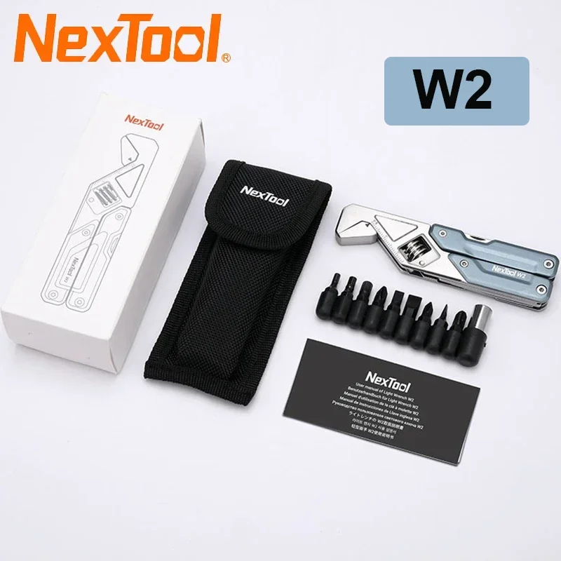 NexTool Light Wrench W2 Multi Tool Foloding Pliers Multi-functional Spanner Screwdriver Outdoor Camping EDC Hand Tool