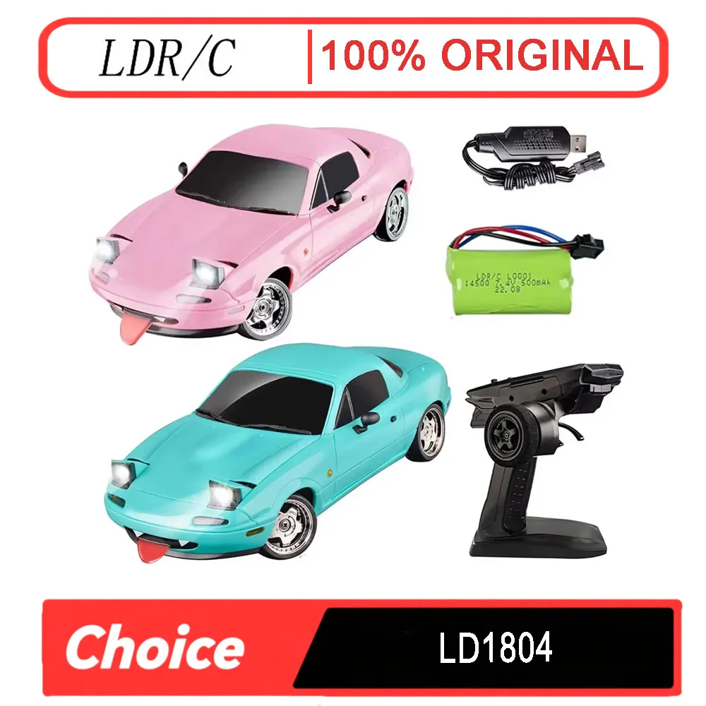 

LDRC LD1804 1/18 RC Drift Car (модель Mazda MX5) — 2,4 ГГц RC со стабилизацией Gyro, светодиодными фонарями, лучшая детская игрушка в подарок
