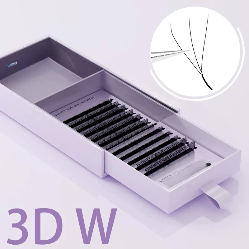 W-Vorm Wimperverlenging 3d 4d 5d 6d 7d 8d W Wimpers Natuurlijke Zachte Premade Fan Bloom Effect Wimpers voor Schoonheid Make-up