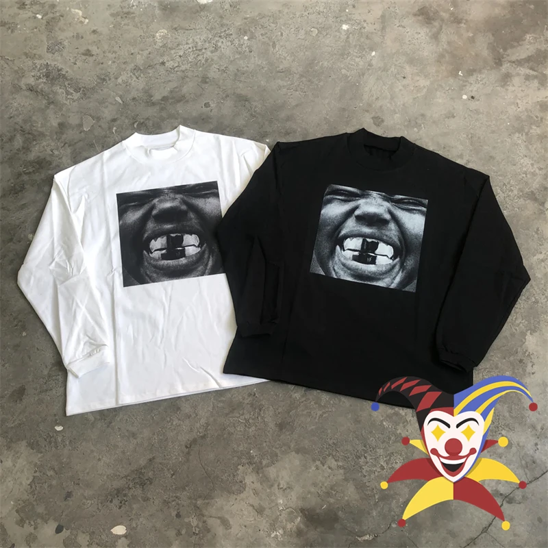 Camiseta BULLY Kanye West para hombre y mujer, ropa de calle Vintage, Tops estampados de la mejor calidad, camiseta informal holgada de talla grande