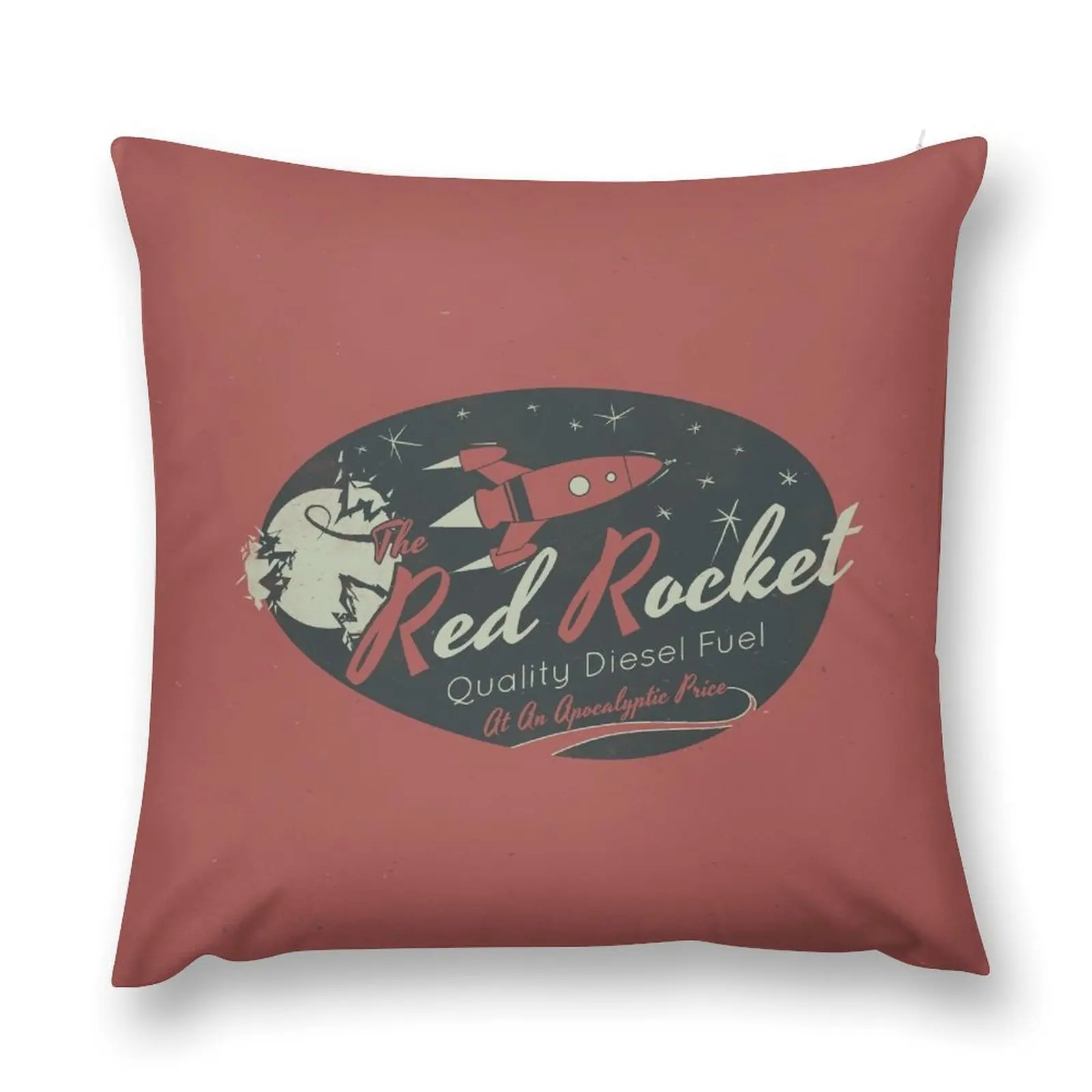 

Red Rocket (Distressed) Throw Pillow Sofa Cushions Cushions Cover Pillowcase pillow