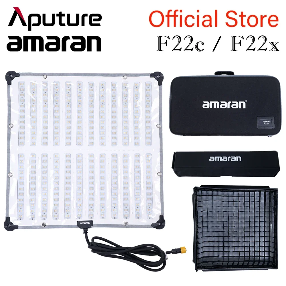 

Amaran F22C/F22X Flexible Light RGBWW Full Color Video Light 2500-7500K Studio Lamp with Grid Softbox