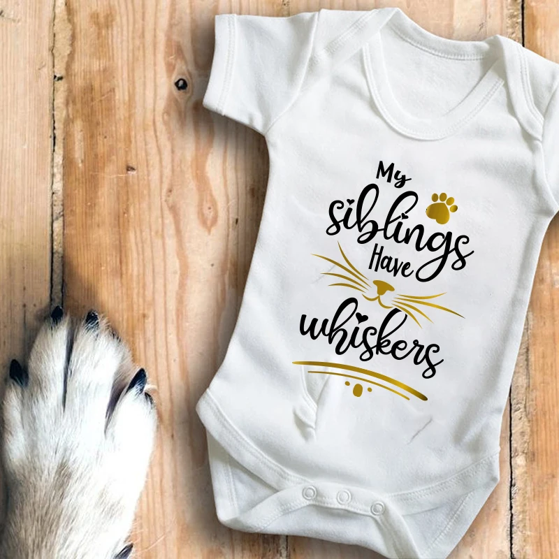 

Летний Новый Повседневный новорожденный мальчик девочка с коротким рукавом с буквенным принтом мой шикарный с лапами Милая Детская фотография