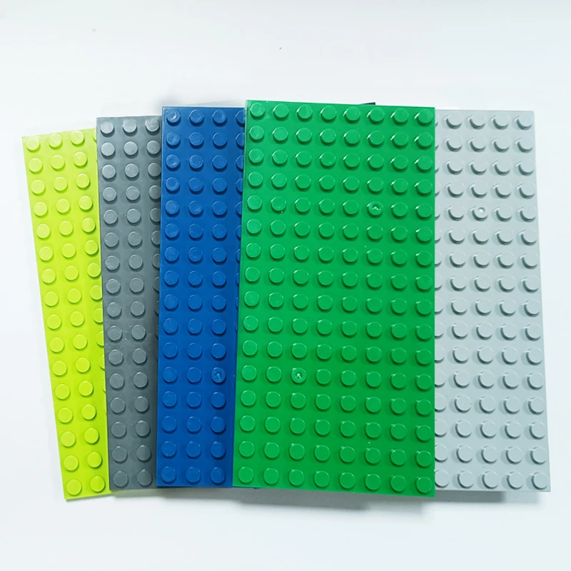 5PCS 8x16 Dots Double Sided Building Blocks BasePlate Small Particles Thin Plate Bricks DIY Creative Enlighten Educational Toys