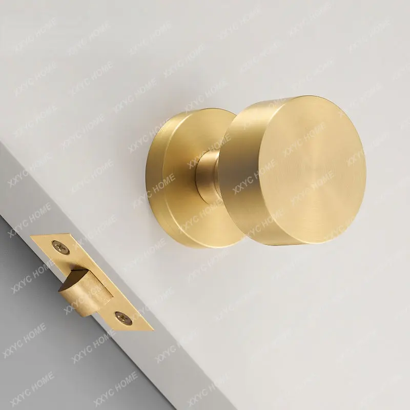 

Brass Door Lock Set Modern Brass Black Nickel Interior Bedroom Bathroom Double Wood Door Lever Set Dummy Handle Passage