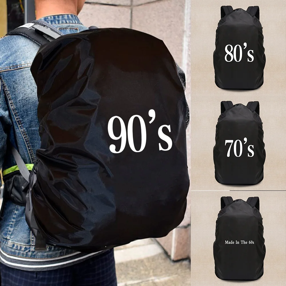 Simple Durable Nylon Backpack Rain Cover Travel Accessories Fit for 20L‑70L Backpack for Camping Hiking Use
