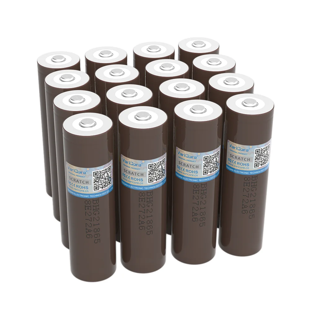 VariCore HG2 + Punta 3.7V 18650 3000mAhBatteria ricaricabile 20A Scarica continua Grande potenza per aerei modello di utensili elettrici