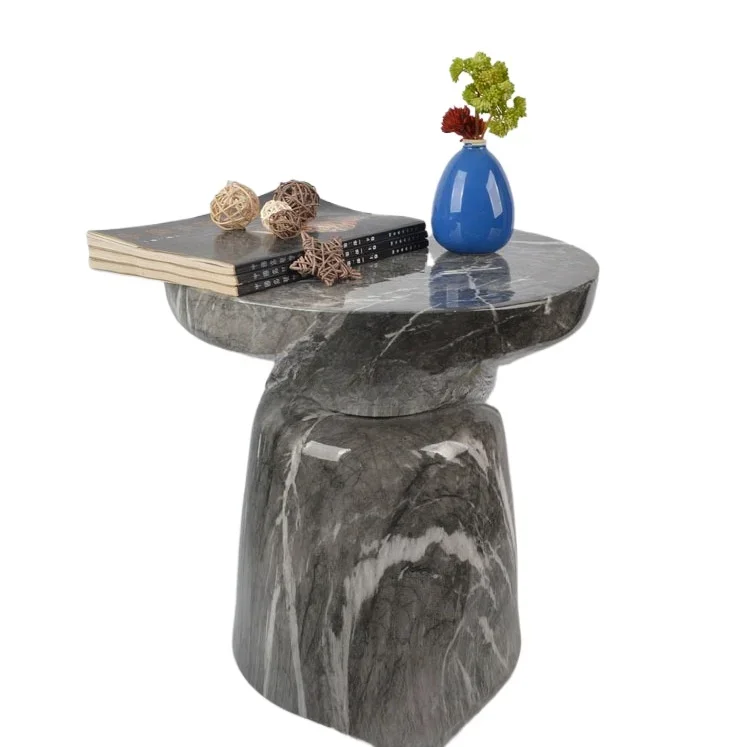

Dark simple, modern home ceramics, marble Nordic style, personalized ceramic small table