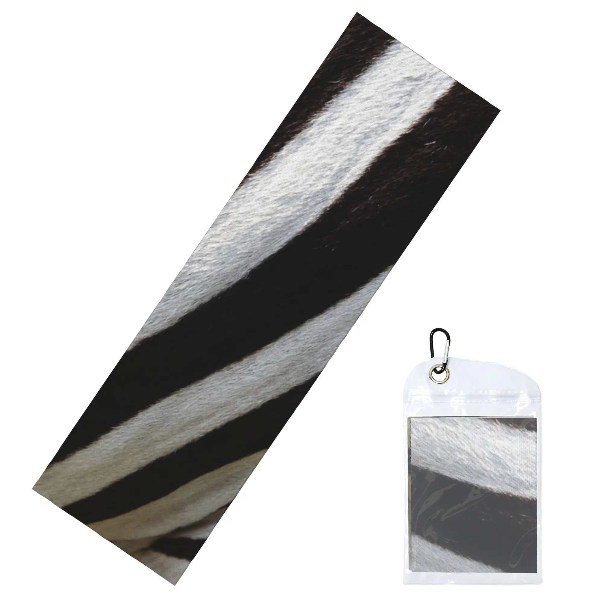 Zebra Stripes Pattern Black White Animal Print Towel Quick Dry  Super Soft For Training Towels