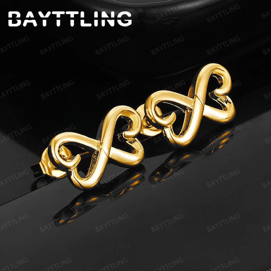 

Luxury 925 Sterling Silver Exquisite Double Heart Earrings Women Gift Engagement Jewelry Accessories Fashion