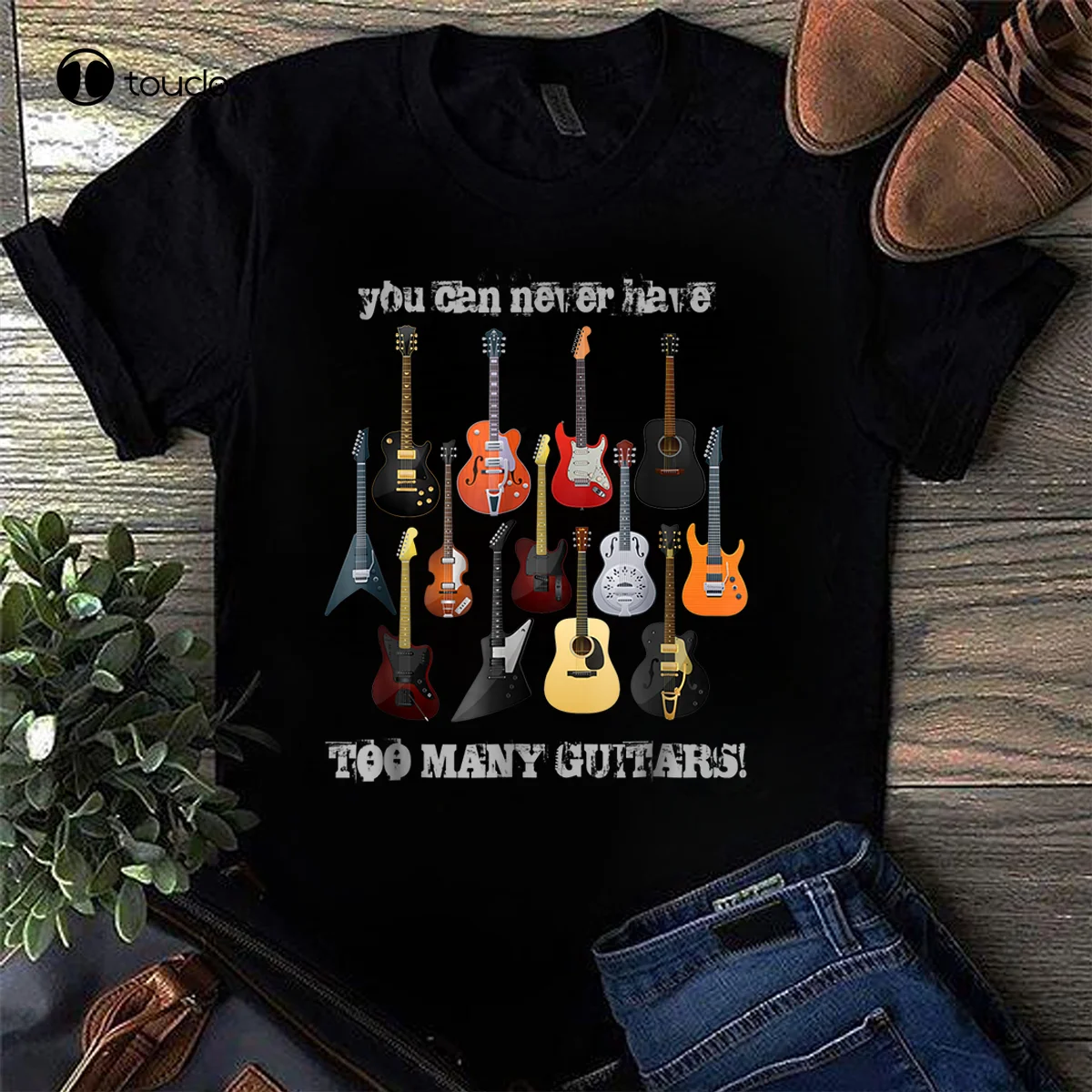 

New You Can Never Have Too Many Guitars Shirt Vintage Gift T-Shirt For Men Tee Shirt Cotton T Shirt Unisex Fashion Tshirt Summer