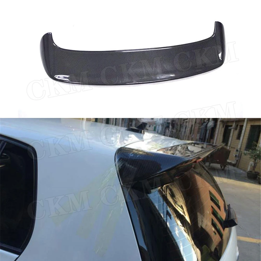 

CKMUUER for Volkswagen VW Golf 6 MK6 VI Standard 2010-2013 Not For GTI R Carbon Fiber Rear Spoiler Window Wings Car Accessories