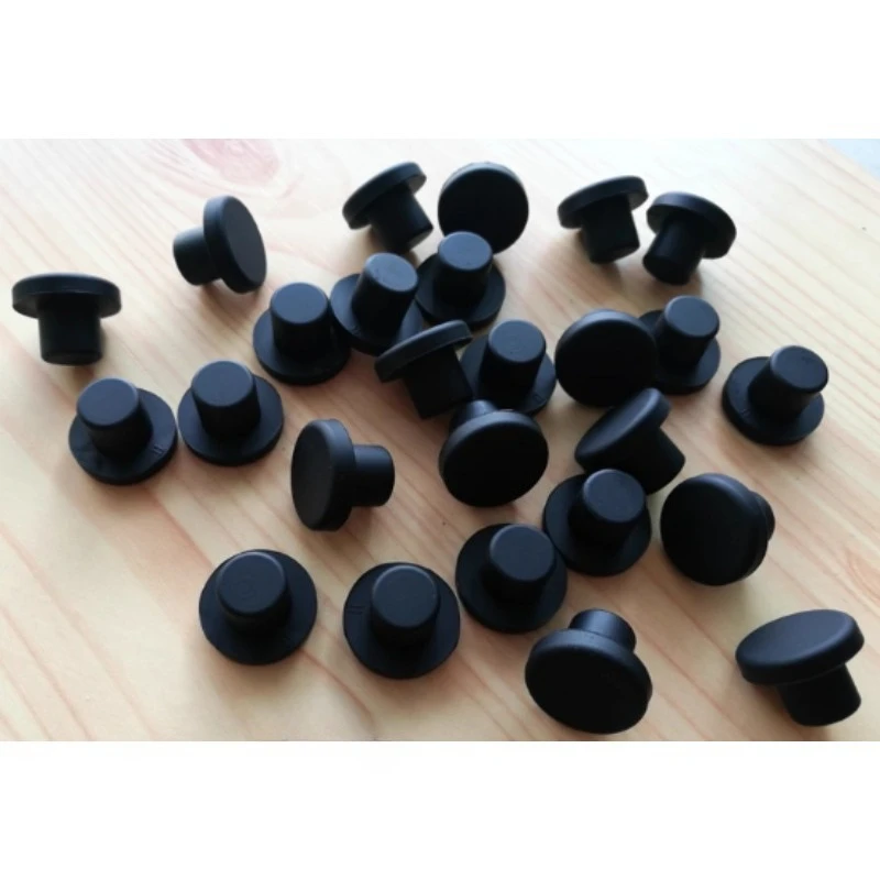 3mm～15mm ブラックシリコンソリッドプラグ、耐熱ゴムプラグ、防水シーリング、防塵・防湿用