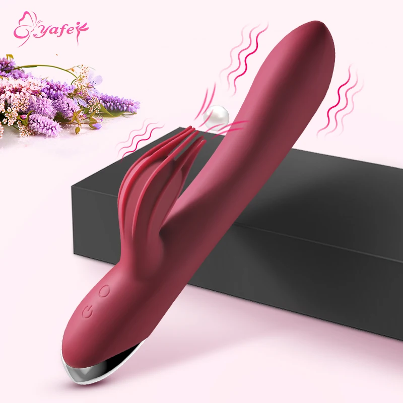 Vibrador de punto G de 10 velocidades, consolador potente, vibrador de conejo para mujeres, masaje de estimulación del clítoris, Juguetes sexuales