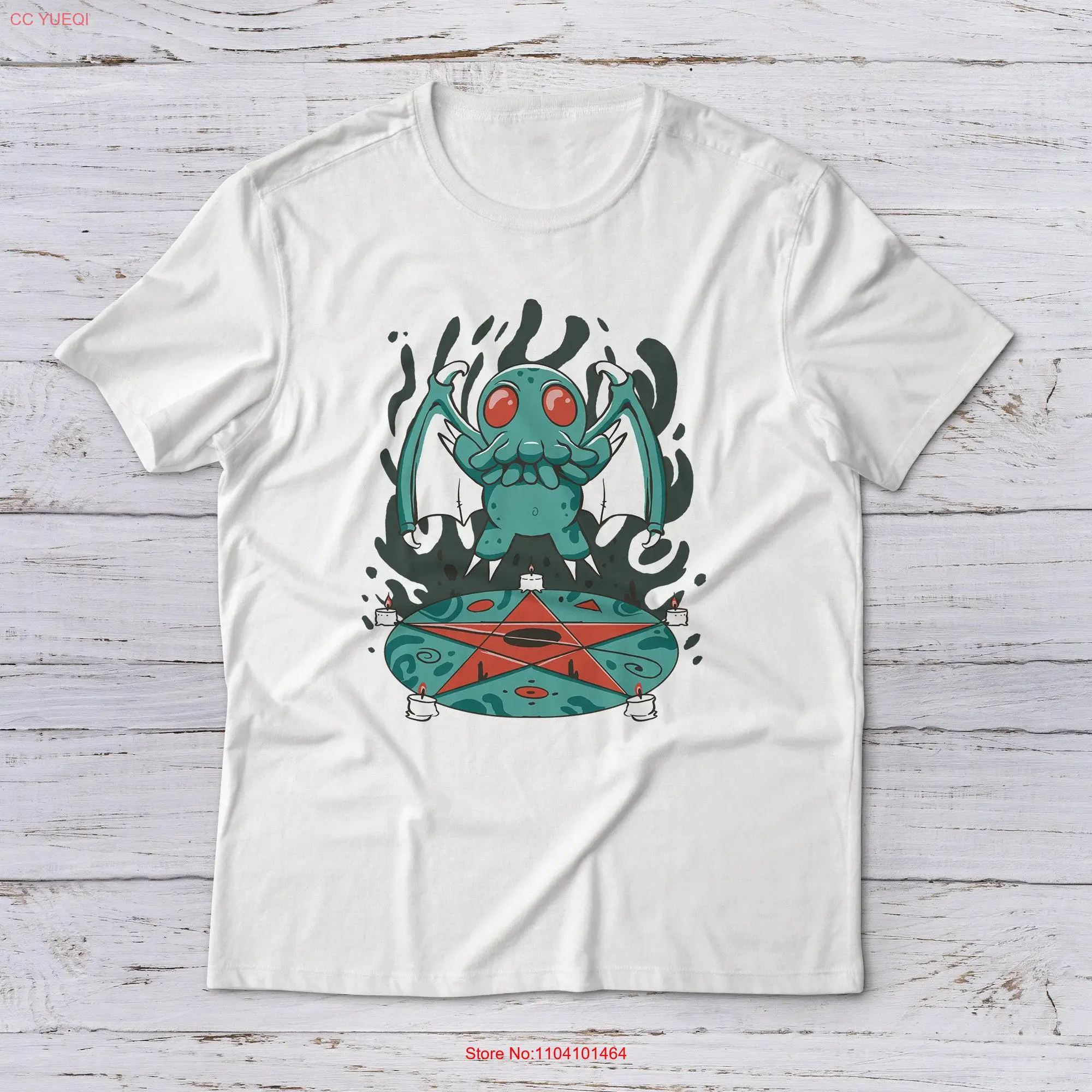 Chibi Cthulhu Ritual T Shirt The perfect design for all Lovecraft fans long or short sleeves