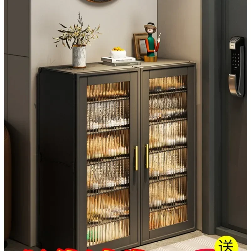 Simple shoe cabinet, home doorway, stairway, multi-layer economical storage artifact, plastic shoe rack