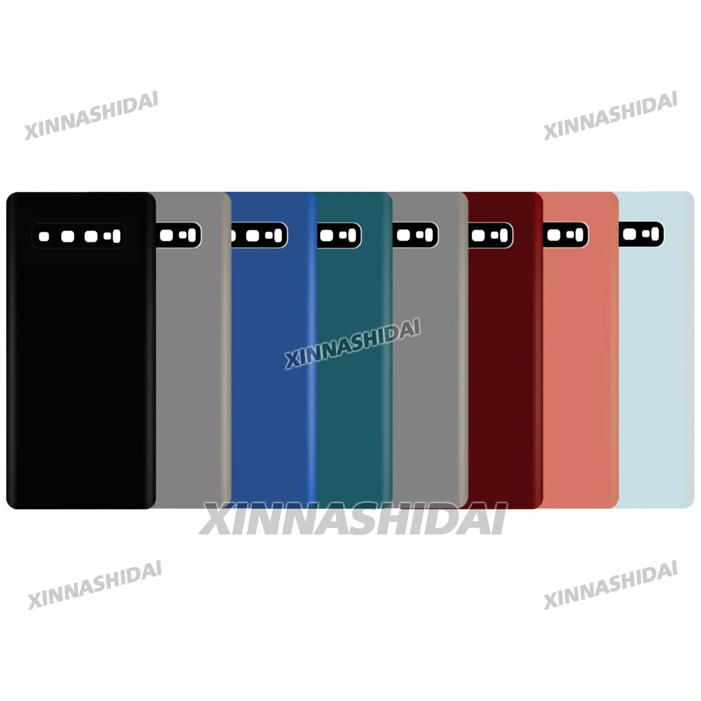 100 % brandneue Glas-Akku-Rückabdeckung mit Kameraobjektiv – Gehäuse für die hintere Tür für Samsung Galaxy S10 Plus G975F/G9750 – Detail 2