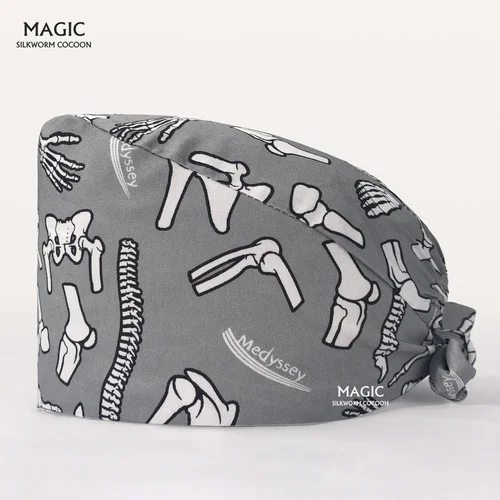 Gorros quirúrgicos médicos impresos para médicos, gorros para sala de operaciones de enfermera, Gorros para el cuidado de mascotas, sombreros de enfermería para el trabajo, gorros exfoliantes para hombres y mujeres