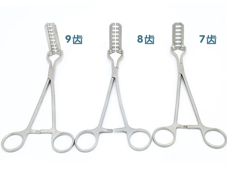 Laparoscopic forceps, knotting, purse suture, 7 teeth 8  9 11 medical high temperature sterilization