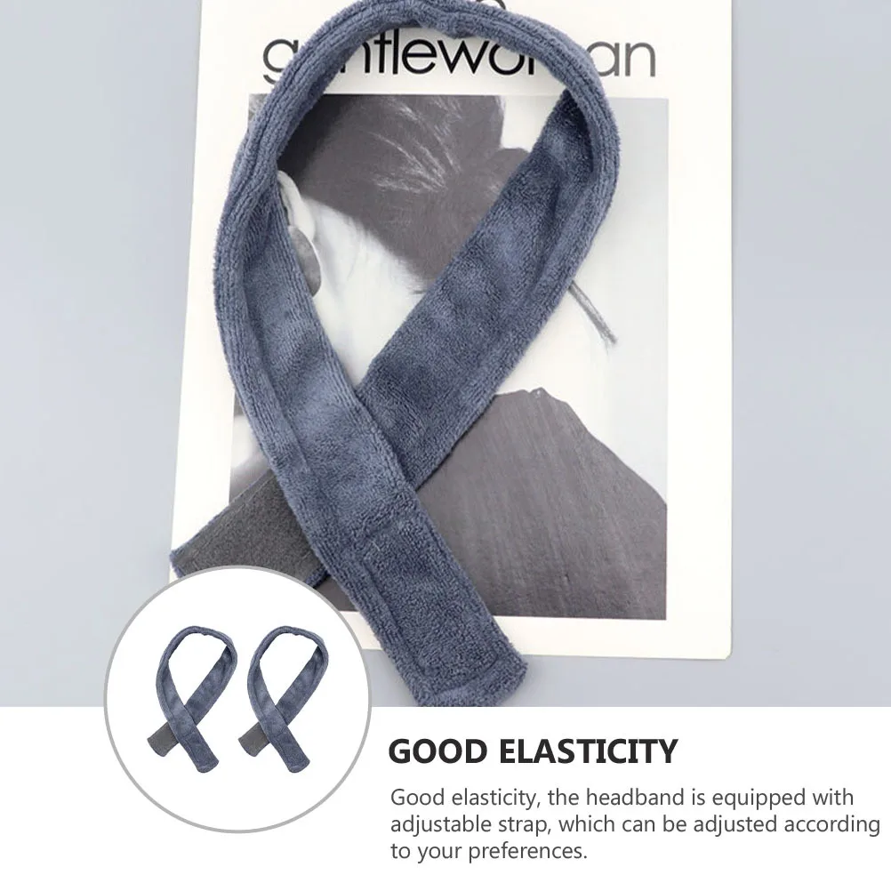 

2Pcs Moisture Wicking Headband Suitable for Hair Dyeing Face Washing Shower Fitness Makeup Sauna Daily Wear Soft Elastic Scarf
