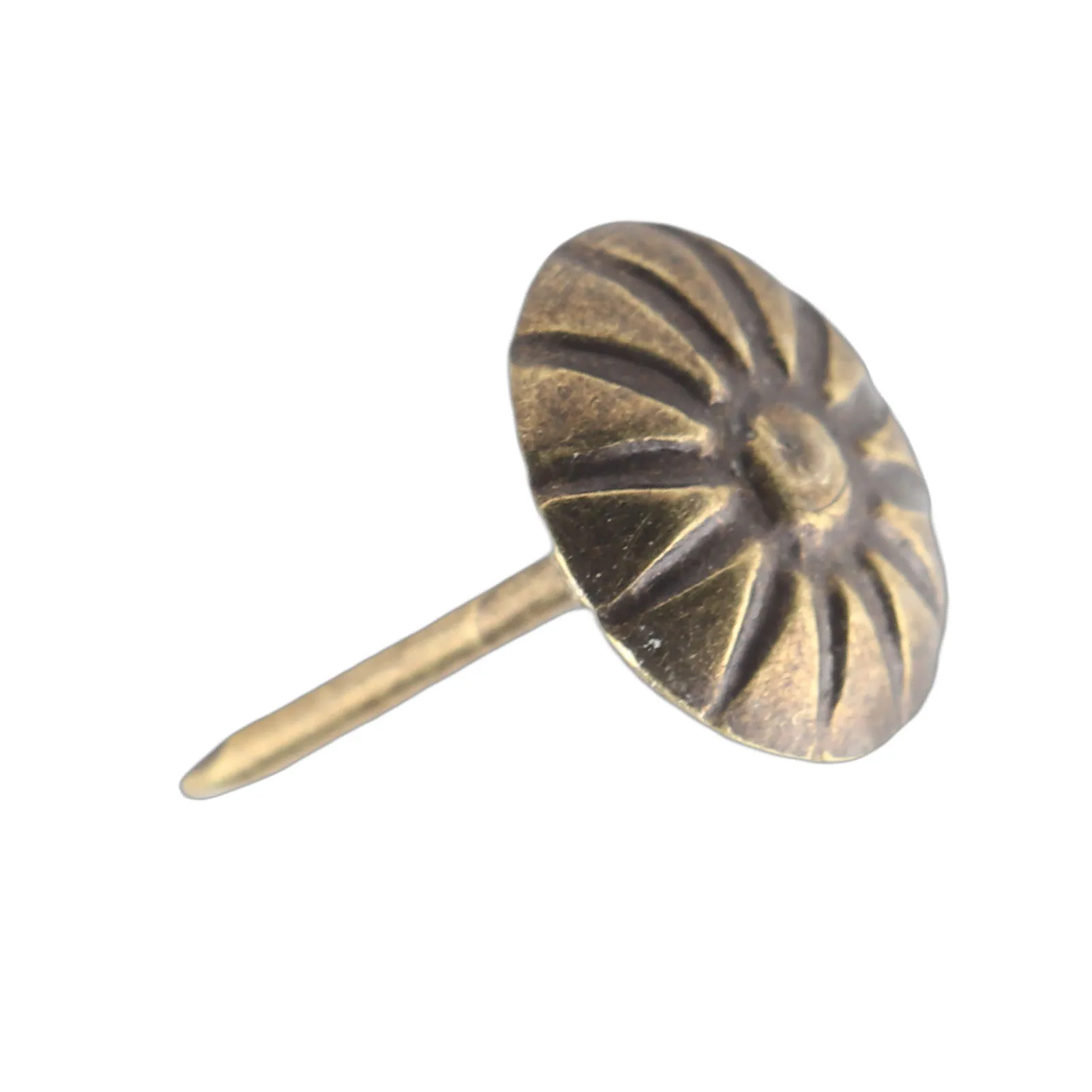 Vintage gestoffeerde nagels, bronzen metalen meubels, bank, schoenen, deur, decoratieve studs, metalen labels, 100 stuks