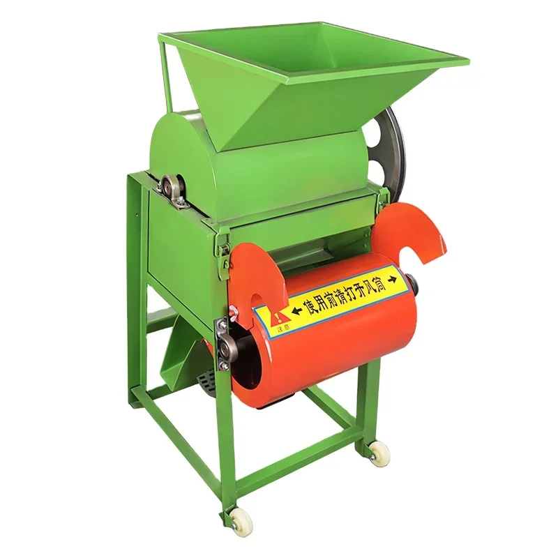 Agricultural small automatic crop maize corn peanut peeling sheller thresher machine diesel peanut peeler 150 kg/h