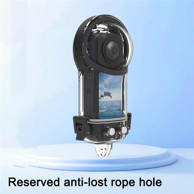 

ABSQ-Invisible Dive Housing Case For Insta360 X5 Waterproof Scratch-Resistant 50M Depth