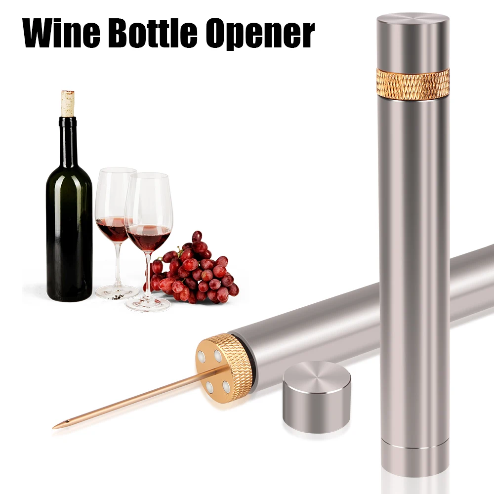 

Portable Wine Opener Needle Type Pneumatic Bottle Opener Wine Lovers for Home Restaurant Party Corkscrew Opener Tools