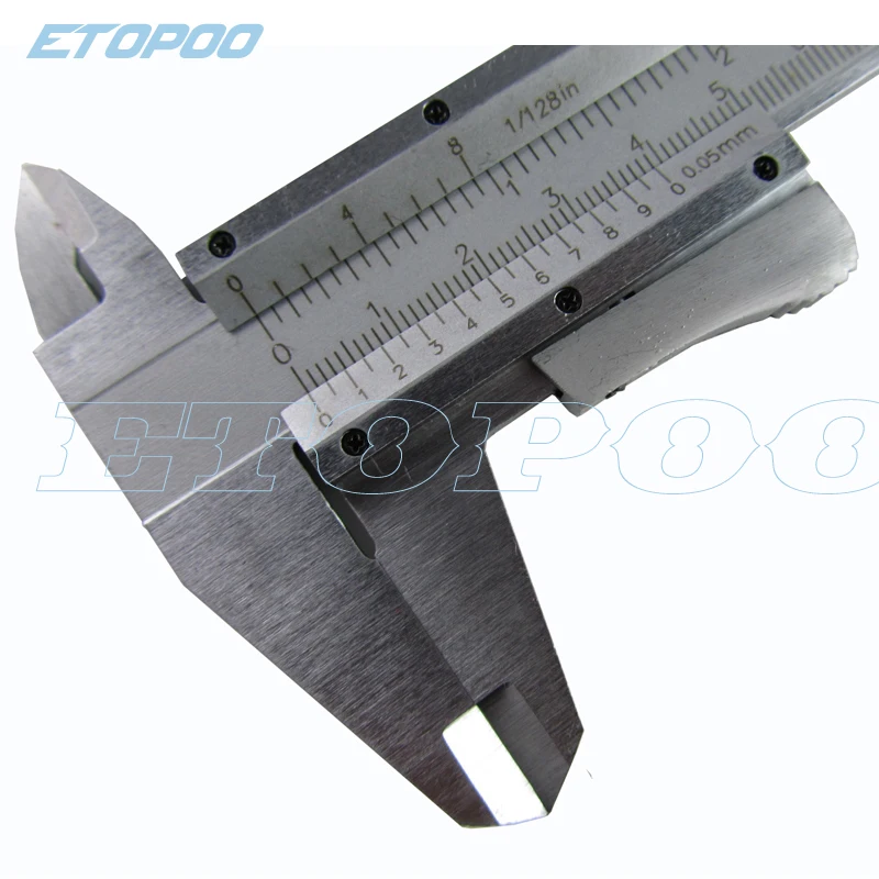 Self lock Metal Caliper Industrial Steel Vernier Caliper gauge Micrometer slider Ruler Measuring Tool Instrument 0-150mm 6inch