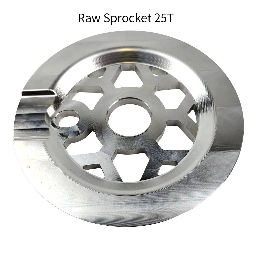 BMX Sprocket 25T BMX Guard Chainwheel Aluminum Chainring With Full CNC Bicycle Chainwheel Plato Sprocket 25T BMX Accessories